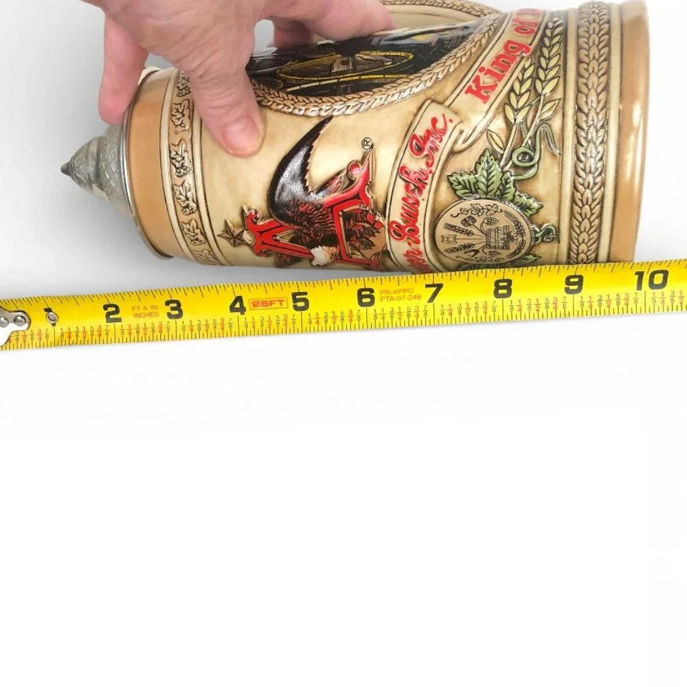 Anheuser-Busch Budweiser Limited Edition Lidded Beer Stein from the 